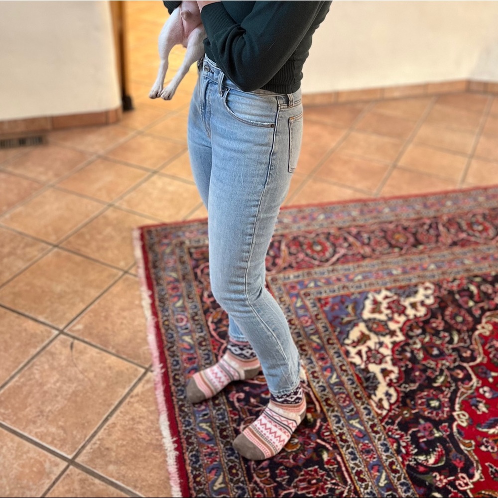 Abercrombie Curve Love High Rise Skinny Jeans (Petite)